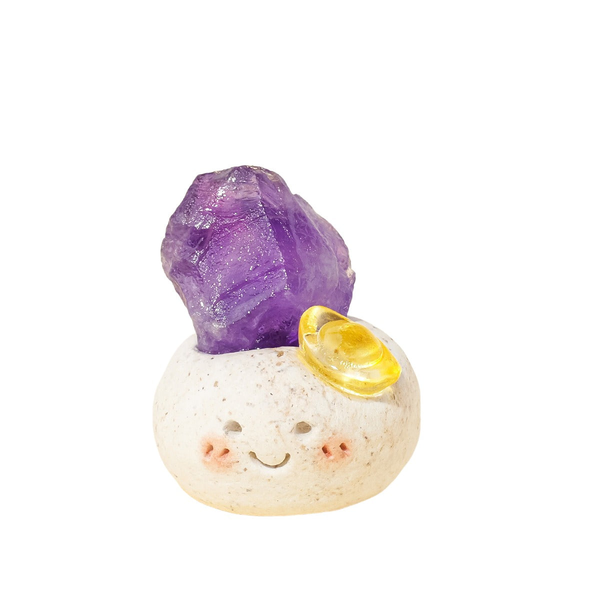 Natural Amethyst Cute Dwarf Ornament-Eternal Brazilian Gemstone Collection