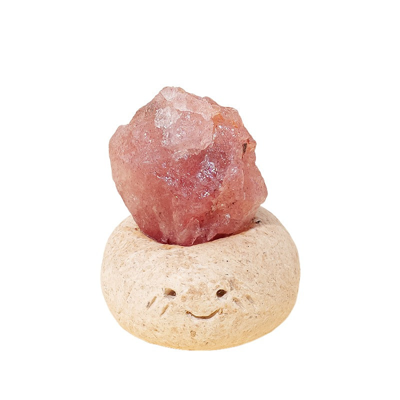 Natural Rose Quartz Dumb Dwarf Ornament -Eternal Brazilian Gemstone Collection